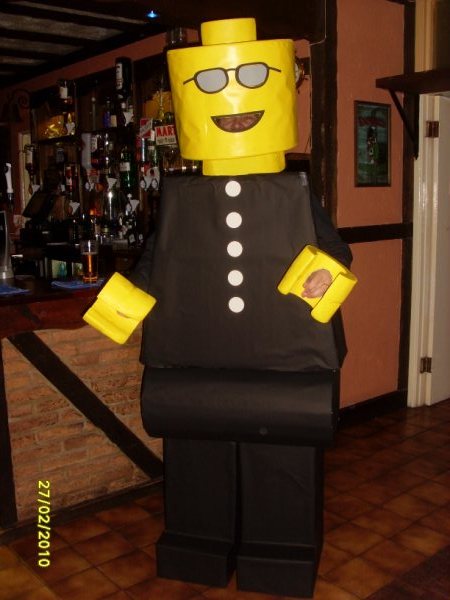 LEGO Costume   User Created LEGOGuys LEGO Costumes LEGO COP LEGO Costume 