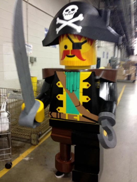 LEGO Costume   Pirate Minifigure Pirate Costume Pirate LEGO Pirate lego man costume LEGO COSTUME LEGO 