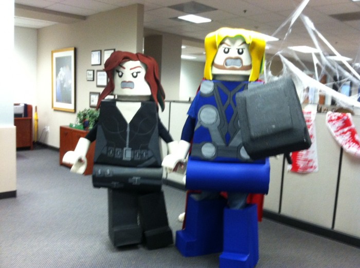 LEGO Costume   Thor lego man costume LEGO COSTUME LEGO Black Widow Avengers 